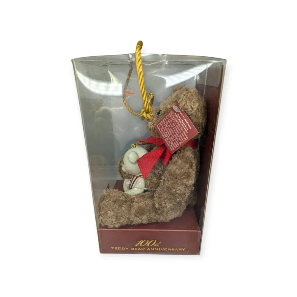 Lenox American Bears Teddy Bear 100th Anniversary Plush & Ornament NIB